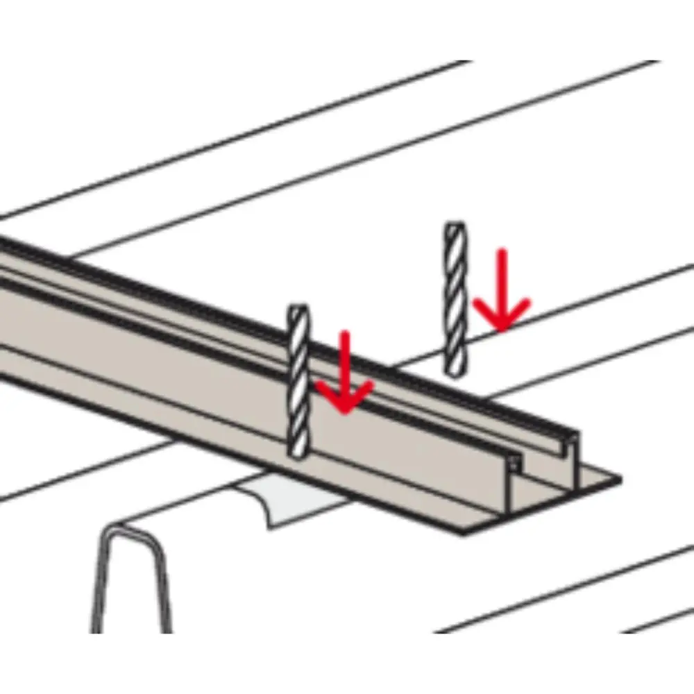 Fischer Profil SolarMetal P H25 400 Aluminium