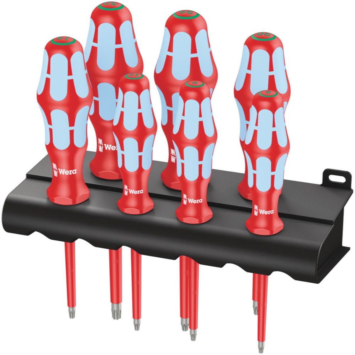 Wera 3167 i/7 TORX Schraubendrehersatz, Edelstahl + Rack, 7-teilig