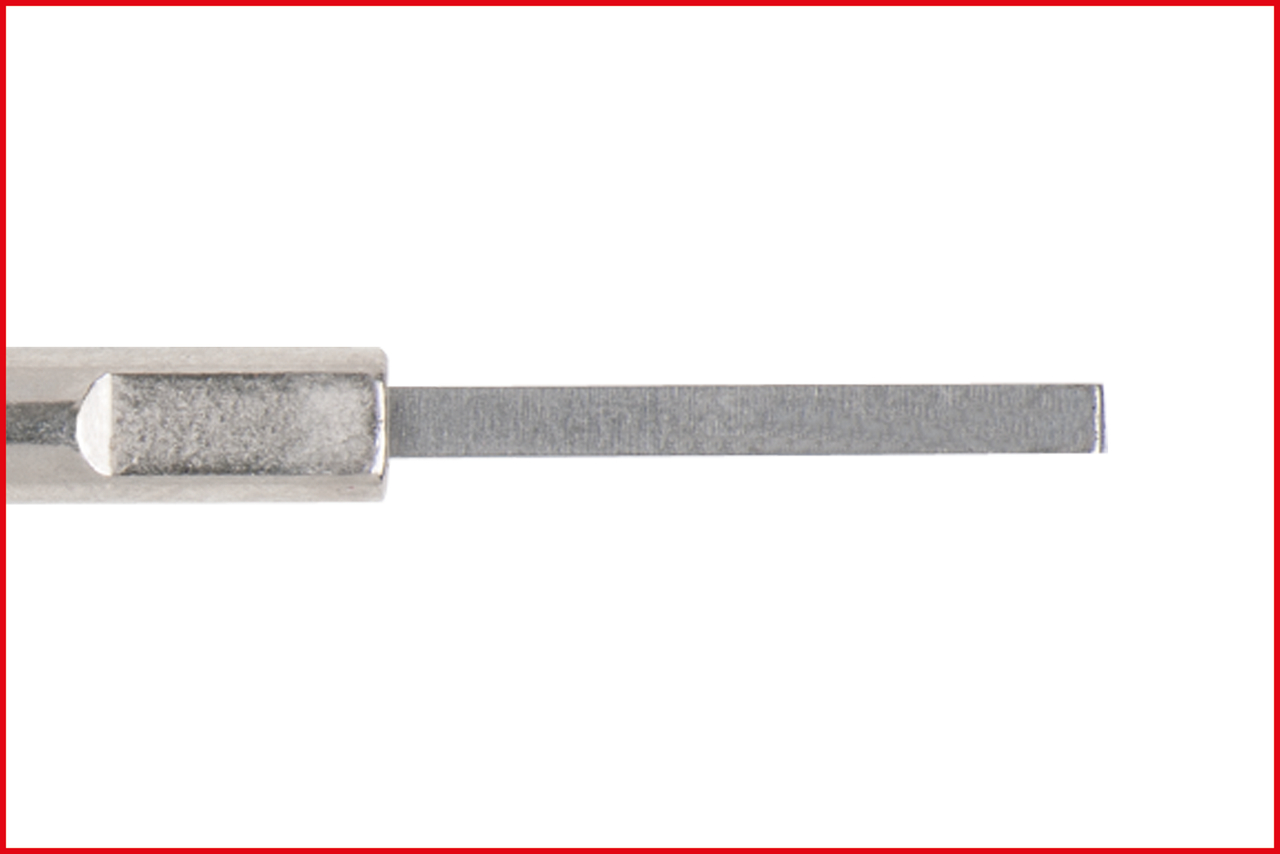 KS Tools Entriegelungswerkzeug für Flachstecker-Flachsteckhülsen 5,8 mm (AMP Tyco ST)