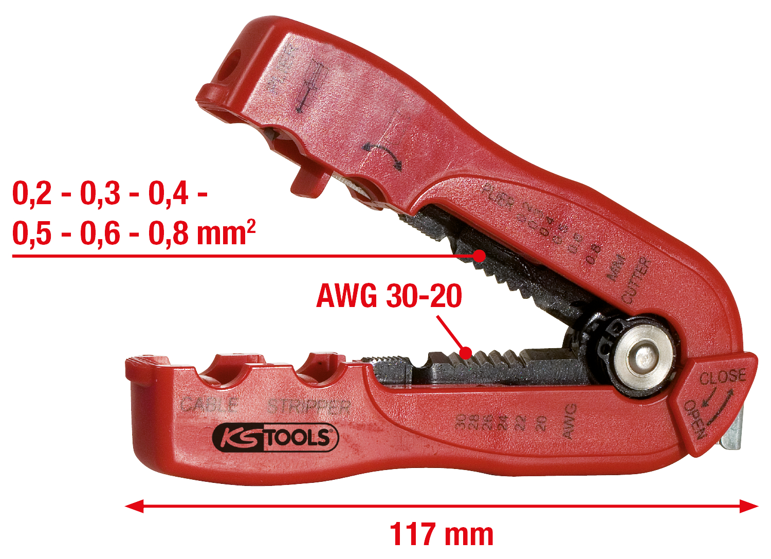 KS Tools Multifunktions-Abisolierwerkzeug