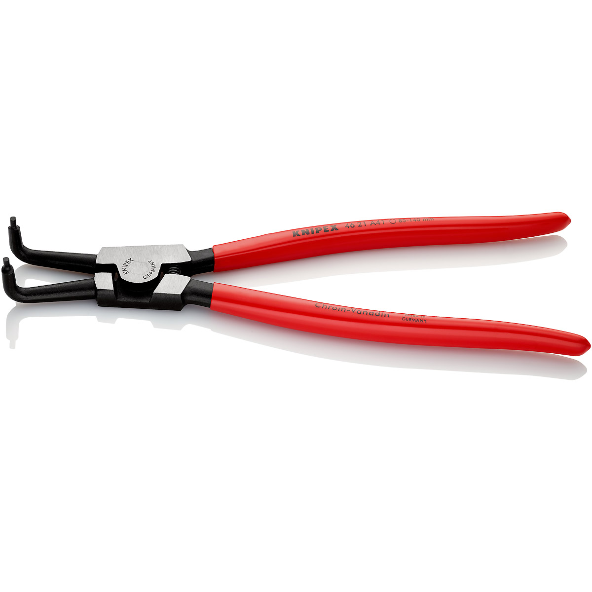 KNIPEX Sicherungsringzange atramentiert angewinkelt