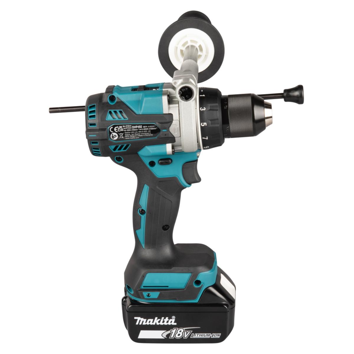 Makita Akku-Schlagbohrschrauber LXT 18V, max 141 Nm, 0-2.100 min(-1) - DHP492RTJ