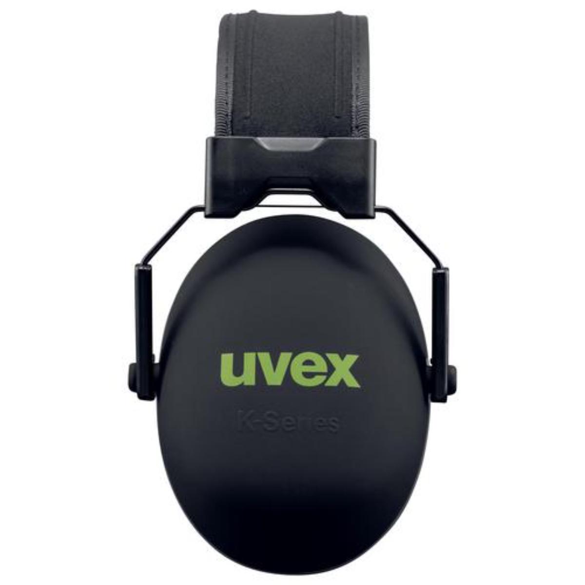 uvex KX10 Kapselgehörschutz schwarz/ grün SNR 30 dB
