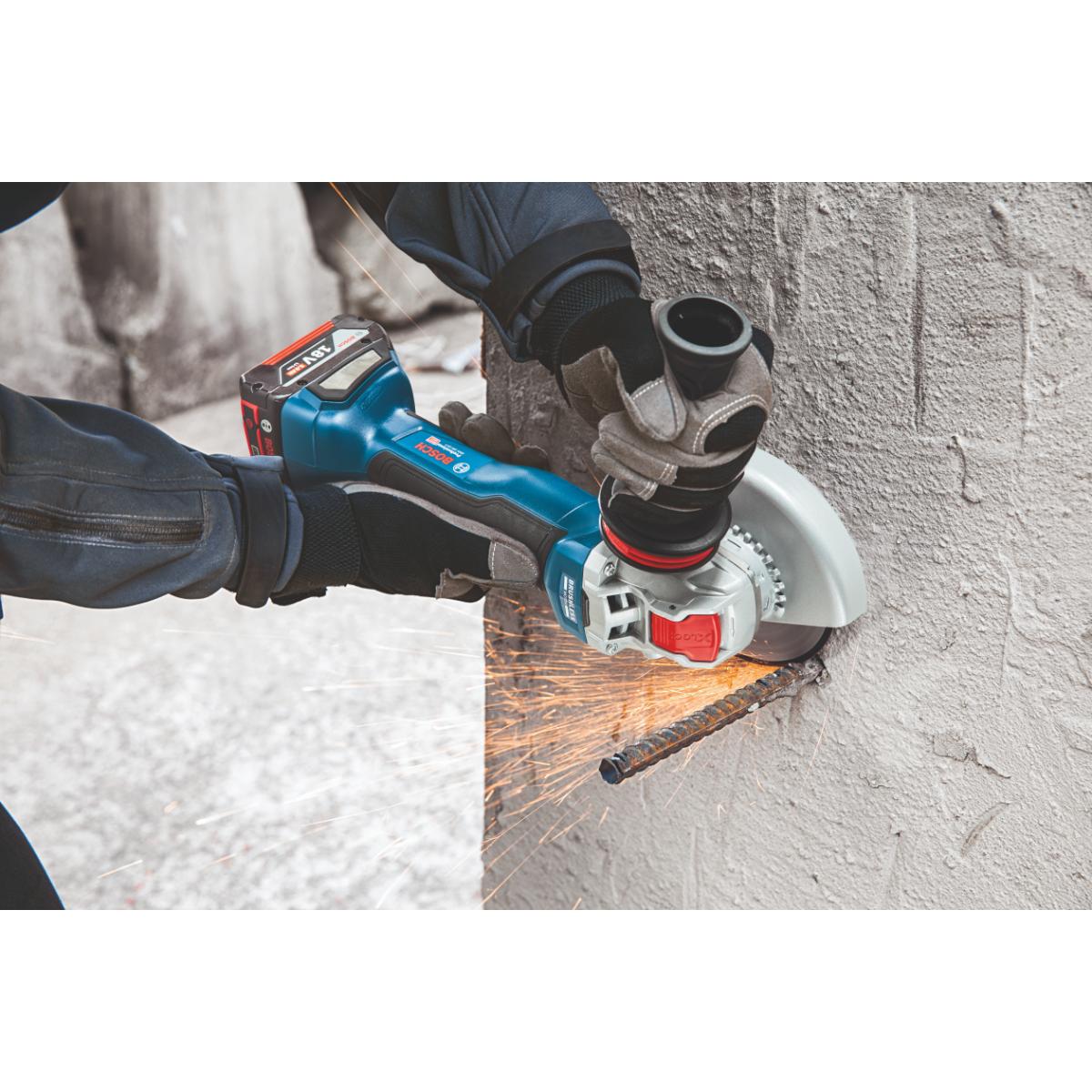 Bosch Akku-Winkelschleifer mit X-LOCK GWX 18V-10 P