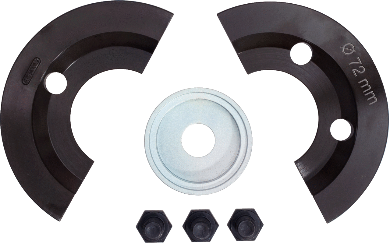 KS Tools Halbschalen-Ergänzungs-Satz 6-tlg für Ø 72 mm