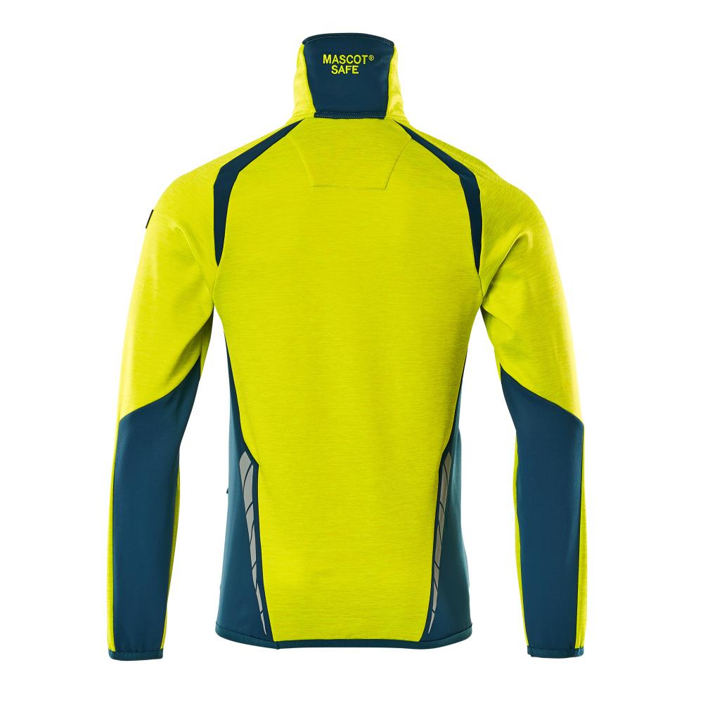 MASCOT Herren Fleecepullover mit kurzem Reißverschluss ACCELERATE SAFE