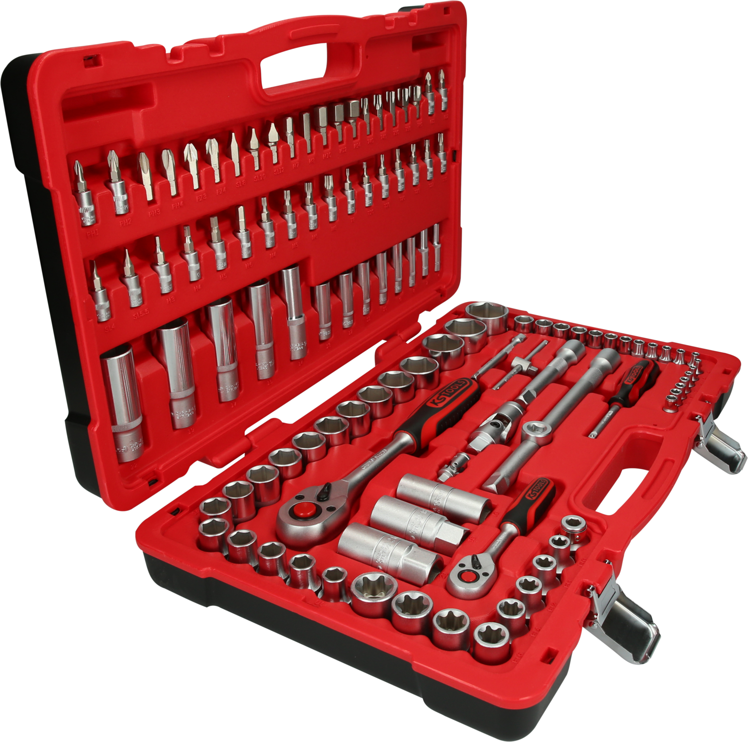 KS Tools 1/4"+1/2" Steckschlüssel-Satz, 110-tlg