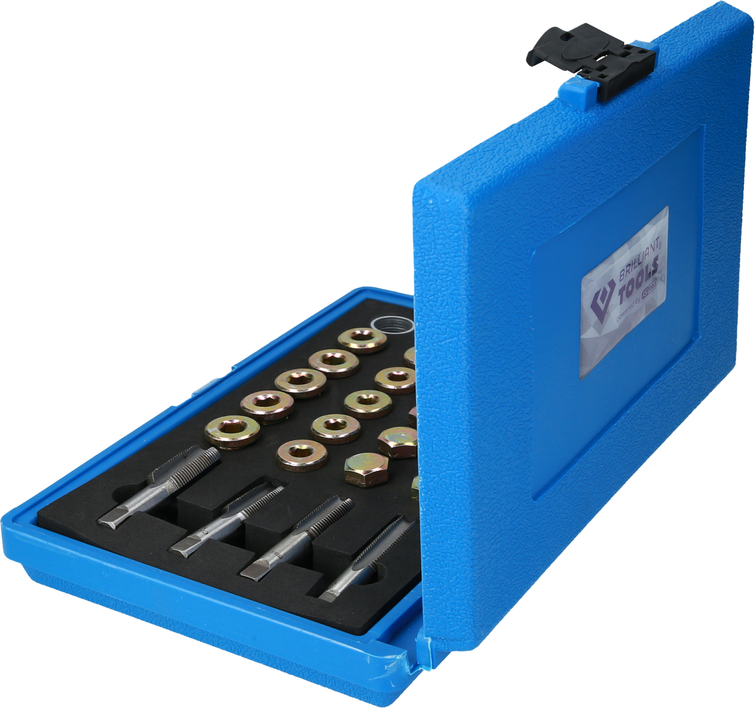 Brilliant Tools Reparatursatz für Öl-Ablassschrauben-Gewinde, 64-tlg - BT711250