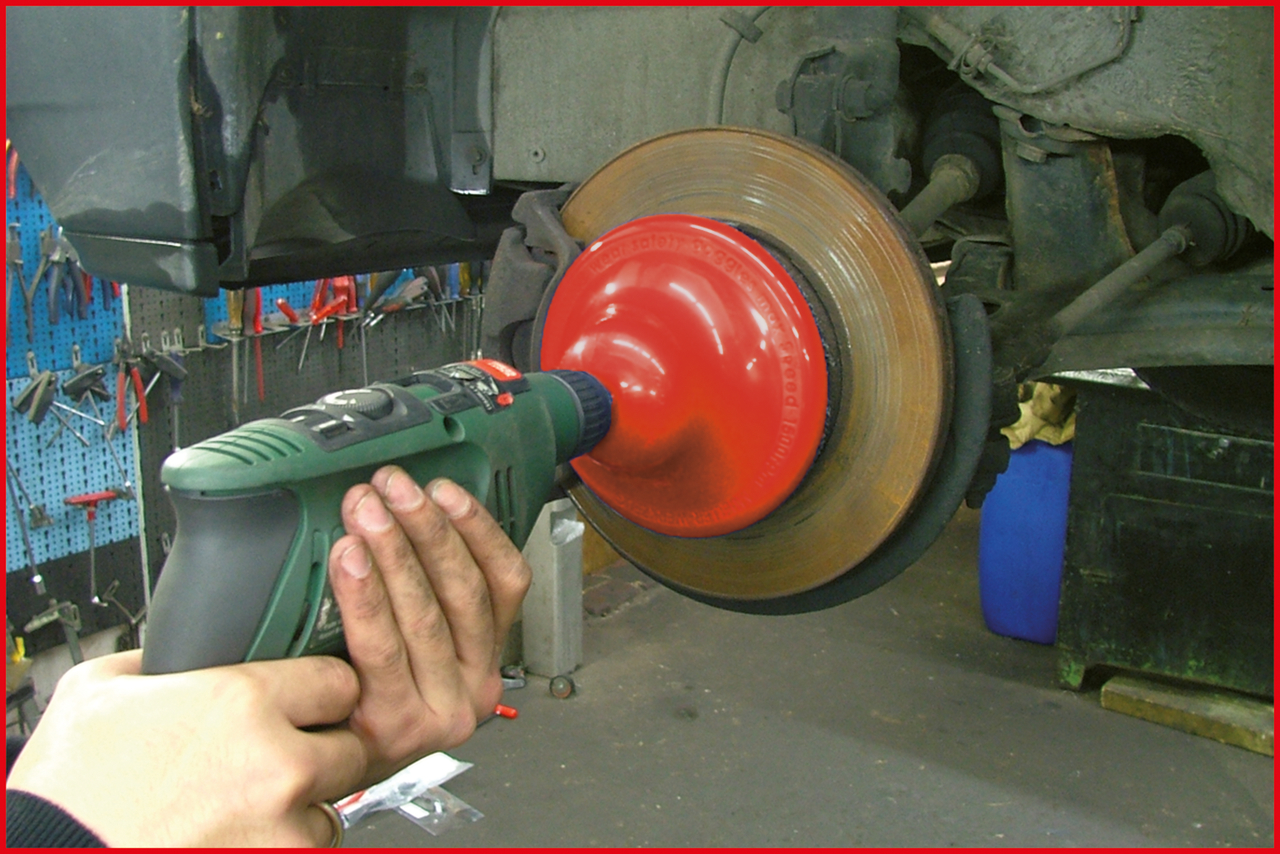 KS Tools Radnabenschleifer-Satz Ø 160 mm, Innen-Ø 75 mm, 4-tlg