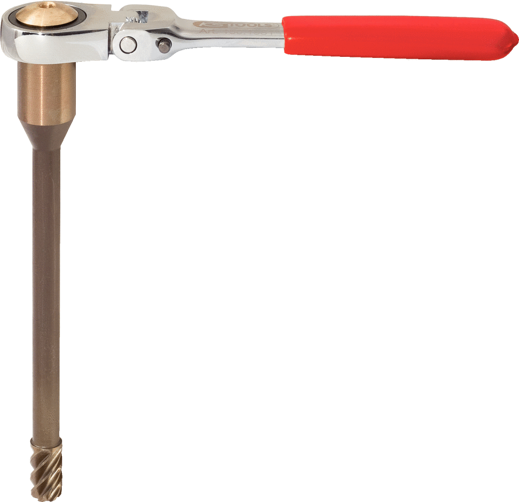 KS Tools Reibahle für ABS-Sensoren mit abwinkelbarer Knarre, Ø 10,0 mm 