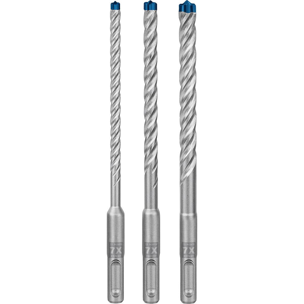 Bosch EXPERT SDS plus-7X Hammerbohrer-Set, für Bohrhämmer 3,tlg 6, 8, 10mm