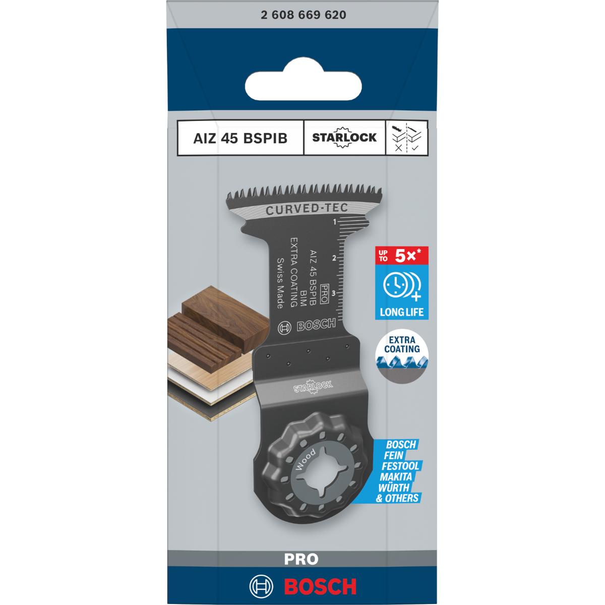 Bosch PRO AIZ 45 BSPIB Tauchsägeblatt, 45 x 45 mm