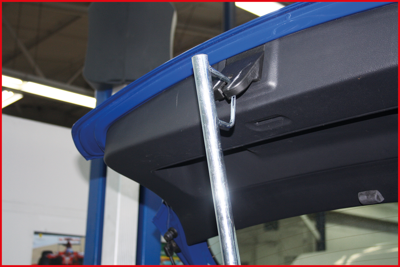 KS Tools Teleskop-Motorhauben- und Heckklappenstütze, 65-150cm