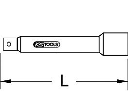 KS TOOLS 3/8" Verlängerung