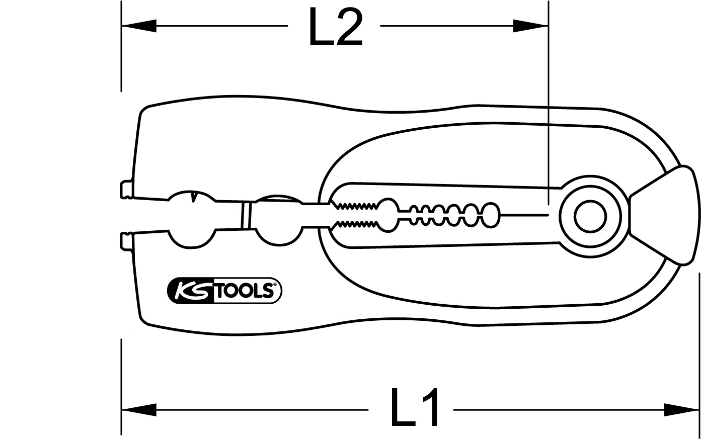 KS Tools Multifunktions-Abisolierwerkzeug
