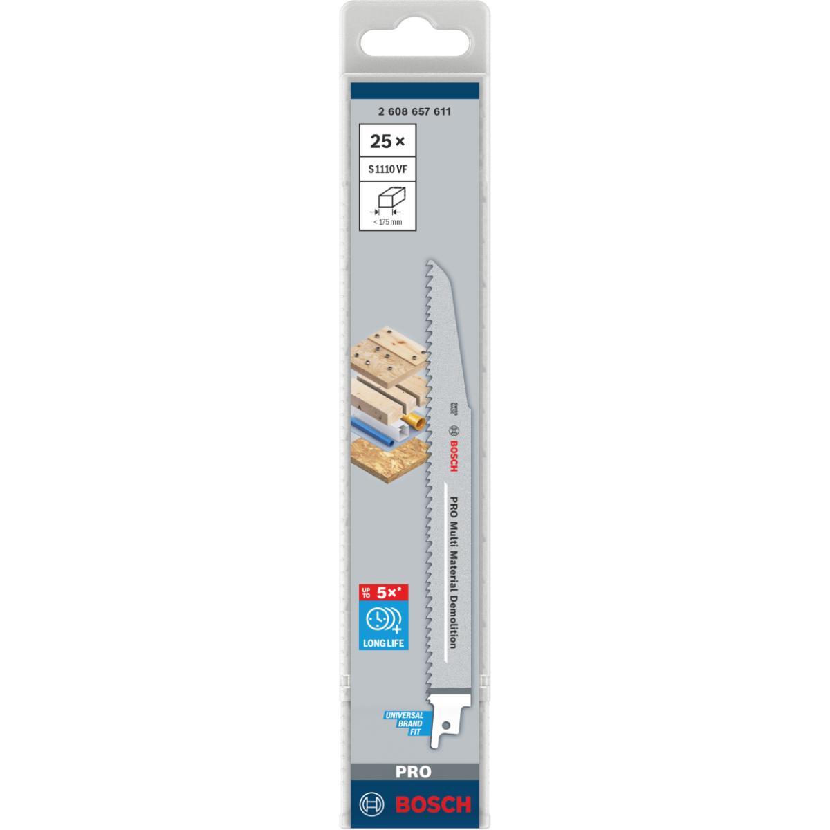 Bosch PRO Säbelsägeblatt S 1110 VF Heavy for Wood and Metal
