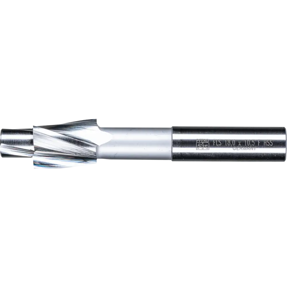 PFERD TOOLS HSS Flachsenker mit Führungszapfen DIN 373 fein für Durchgangsloch