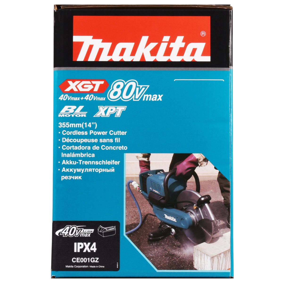 Makita Akku-Trennschleifer 2x40V max. (ohne Akku, ohne Ladegerät) CE001GZ