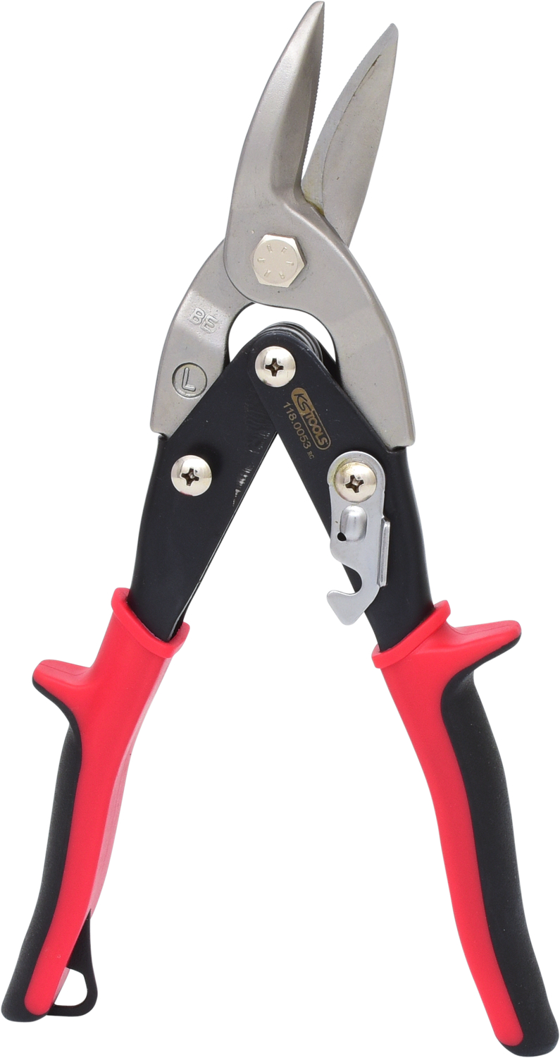 KS Tools Hebel-Blechdurchgangsschere, linksschneidend