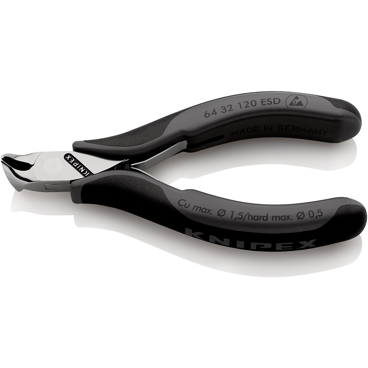 KNIPEX Elektronik-Schrägschneider ESD