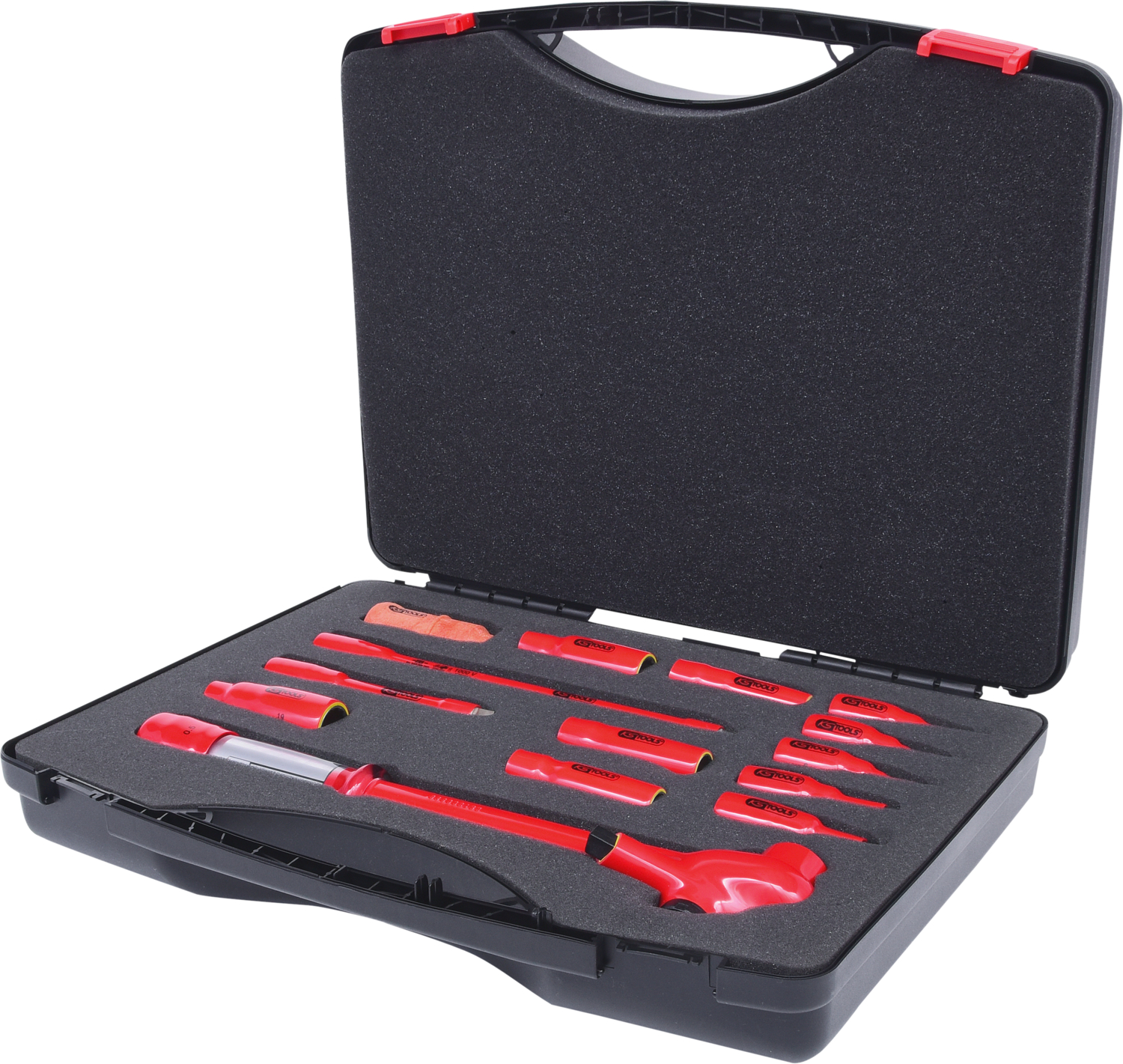 KS Tools 3/8" Steckschlüssel-Satz mit isolierten Werkzeugen, 14-tlg