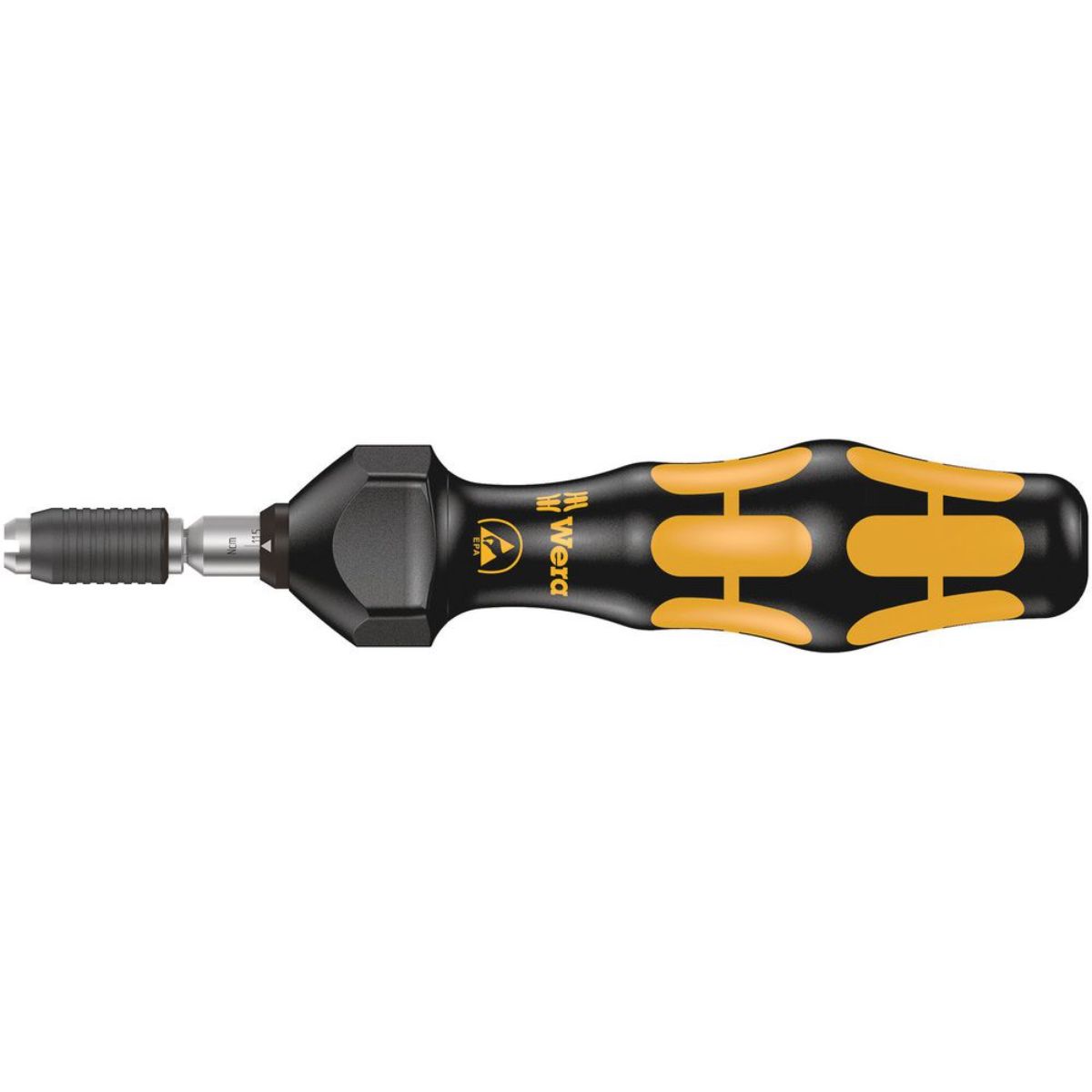 Wera Serie 7400 Kraftform ESD Drehmomentschraubendreher (0,1-1,0 Nm) + Schnellwechselfutter