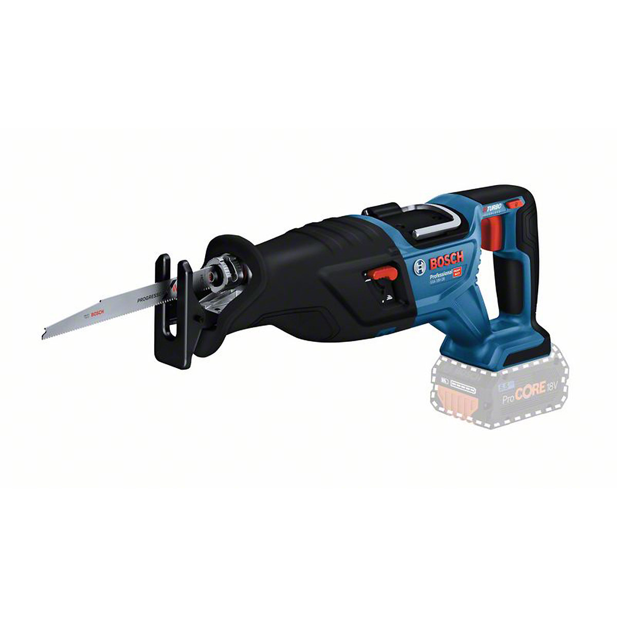 Bosch Akku-Säbelsäge BITURBO GSA 18V-28 mit Säbelsägeblatt Solo