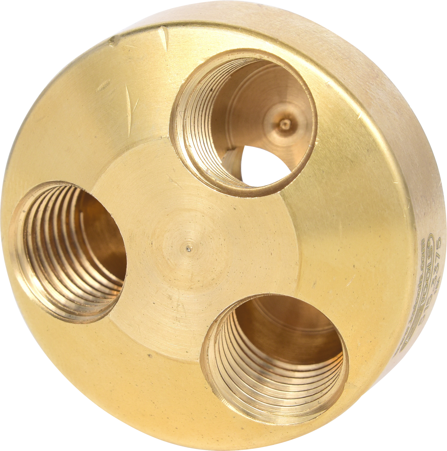 KS Tools 1/4" Messing-Druckluft 3-fach Verteiler, 41mm