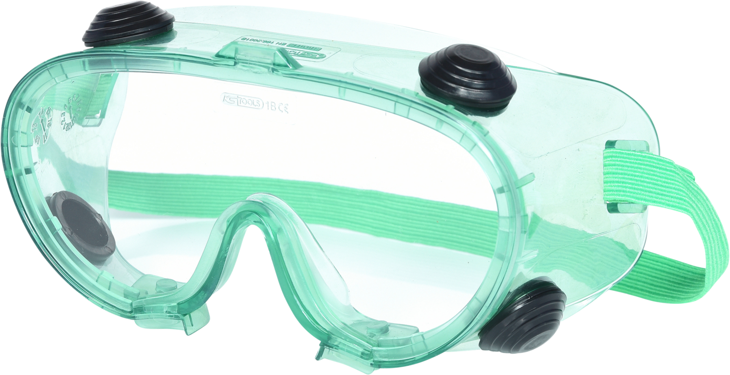 KS Tools Schutzbrille mit Gummiband-transparent, CE EN 166