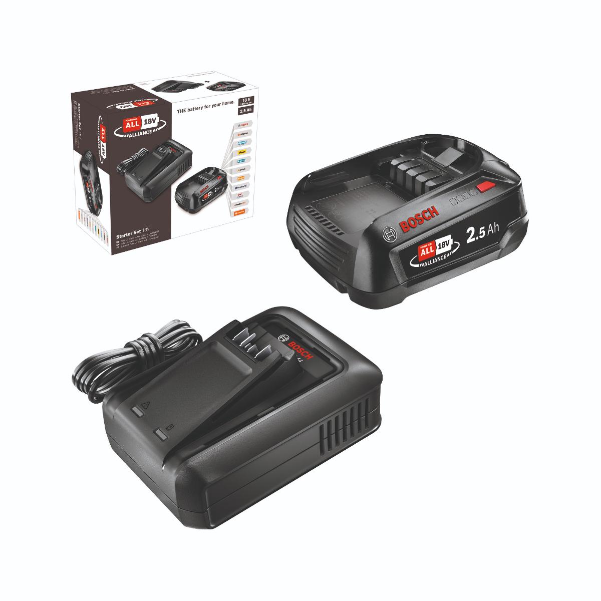 Bosch Starter-Set 18V (1 x 2,5 Ah + AL 18V-44)
