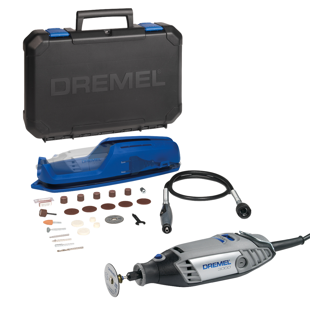 DREMEL 3000-1/25 EZ Multifunktionswerkz. mit 1 Vorsatzgerät, 25 Zubehöre