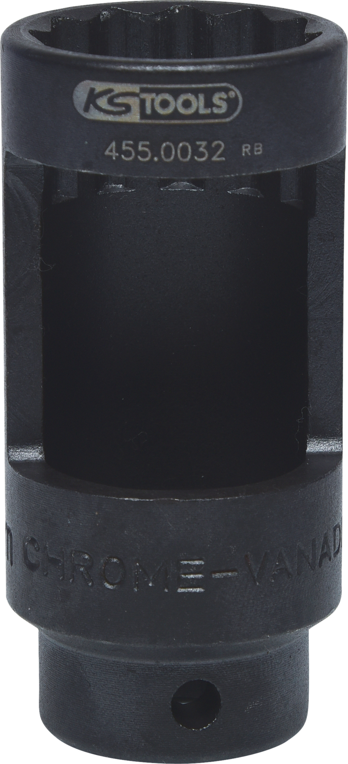KS Tools 1/2" Diesel-Injektoren-Stecknuss 12-kant, 27mm