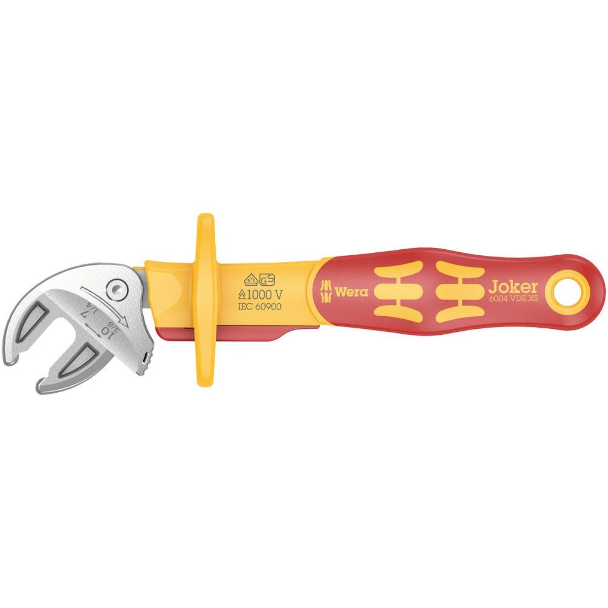 Wera 6004 Joker VDE XS VDE-isolierter, selbstjustierender Maulschlüssel