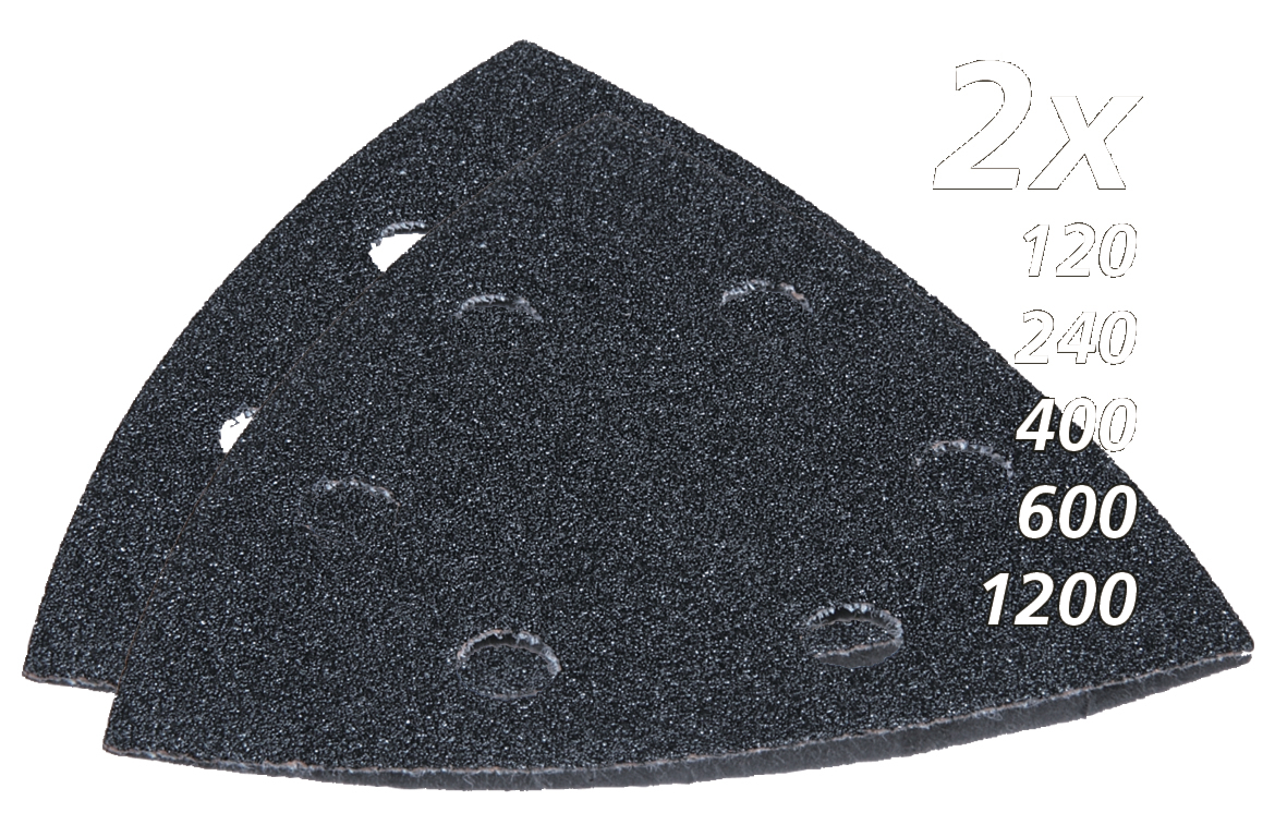 Makita Delta-Schleifpapier Set, 10 Stück - Ø 94 mm - Körnung 120-1200 - B-21733