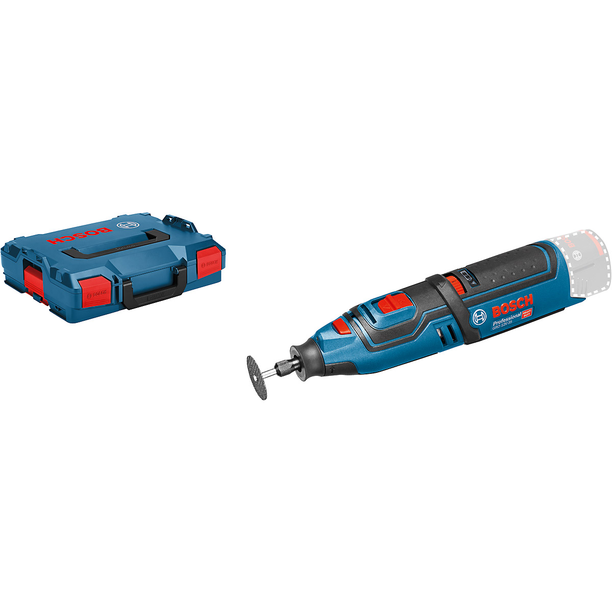 Bosch Akku-Rotationswerkzeug GRO 12V-35, Solo Version, L-BOXX