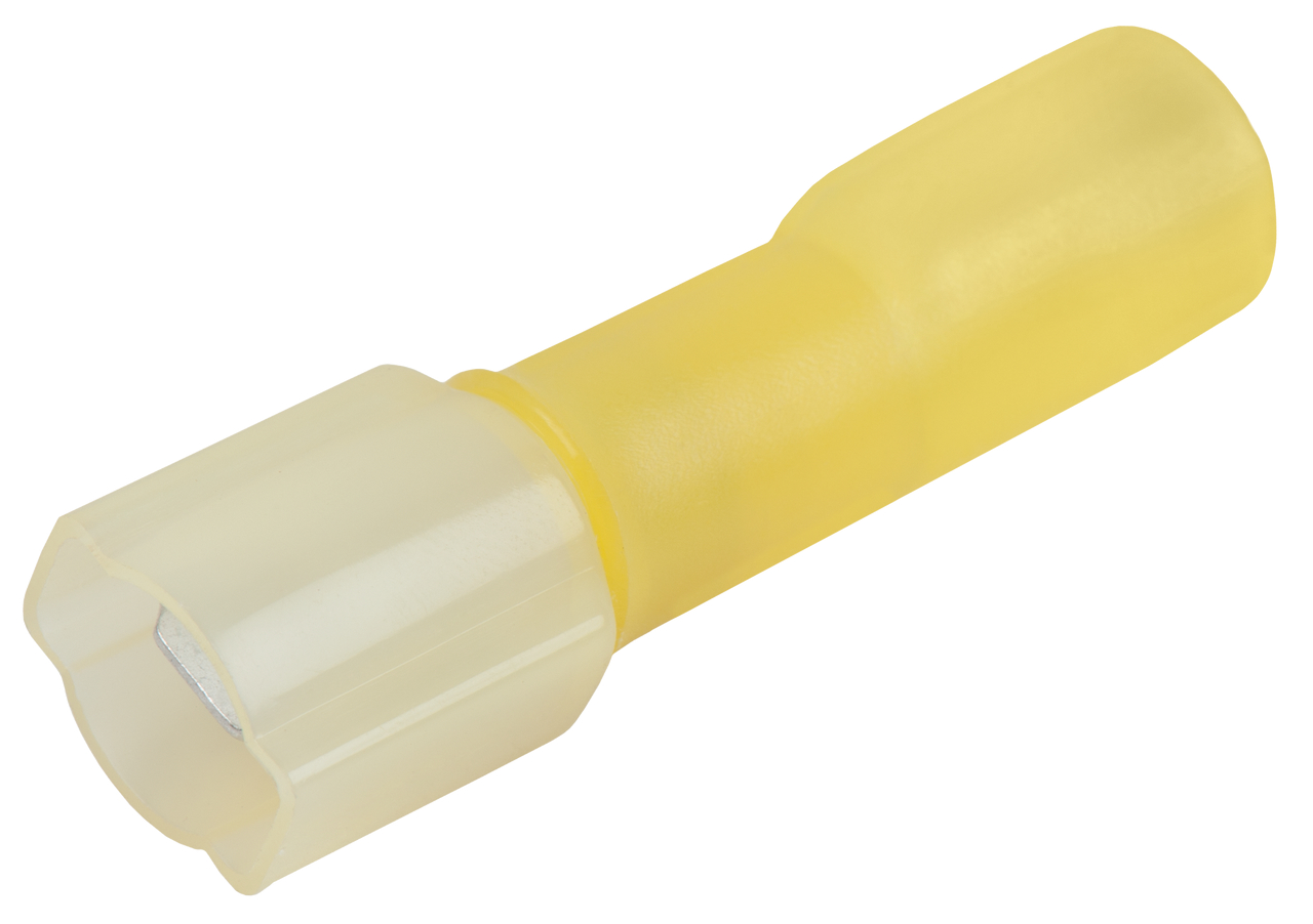 KS Tools Sortiment isolierter Quetschverbinder, gelb, AWG12-10, 6-tlg Stecker