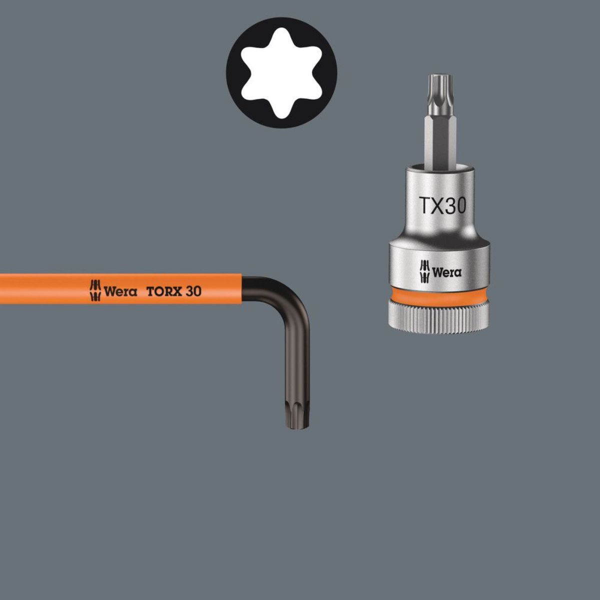 Wera 967/9 TX Multicolour HF 1 Winkelschlüsselsatz mit Haltefunktion, 9-teilig