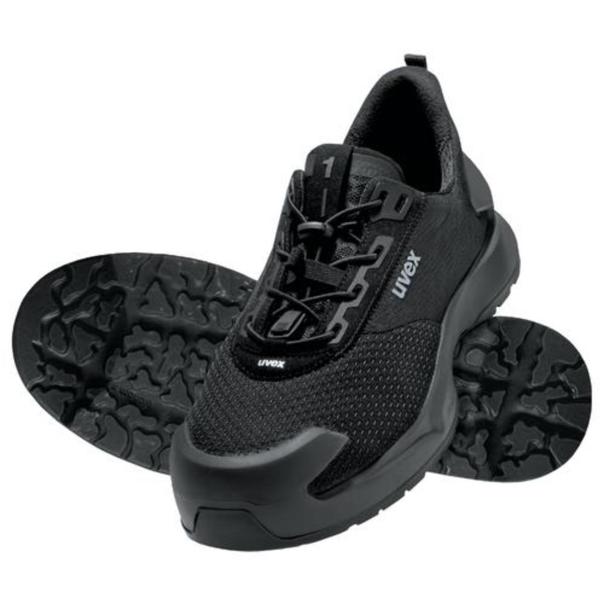 uvex 1 x-craft pro Sicherheitsschuh S1 PL Halbschuh, schwarz
