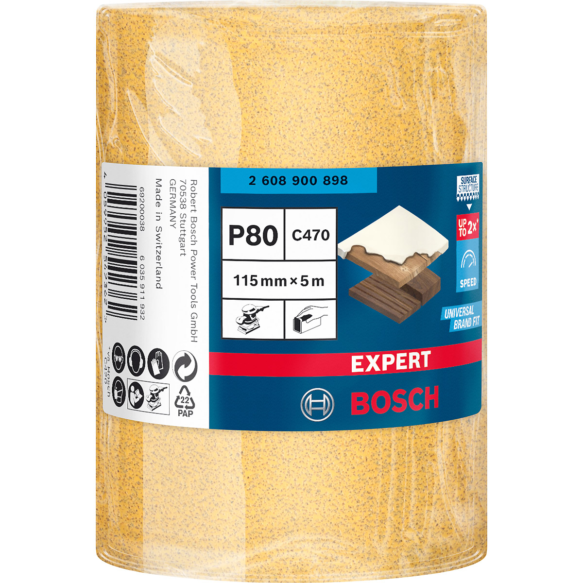 Bosch EXPERT C470 Schleifpapierrolle zum Handschleifen