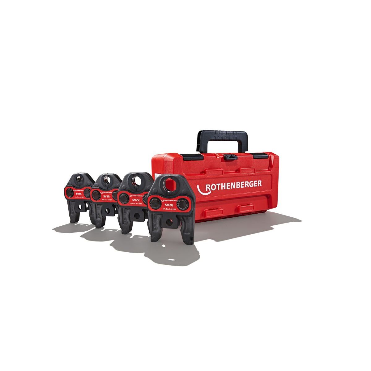 ROTHENBERGER Pressbackenset Standard, SV15-18-22-28mm