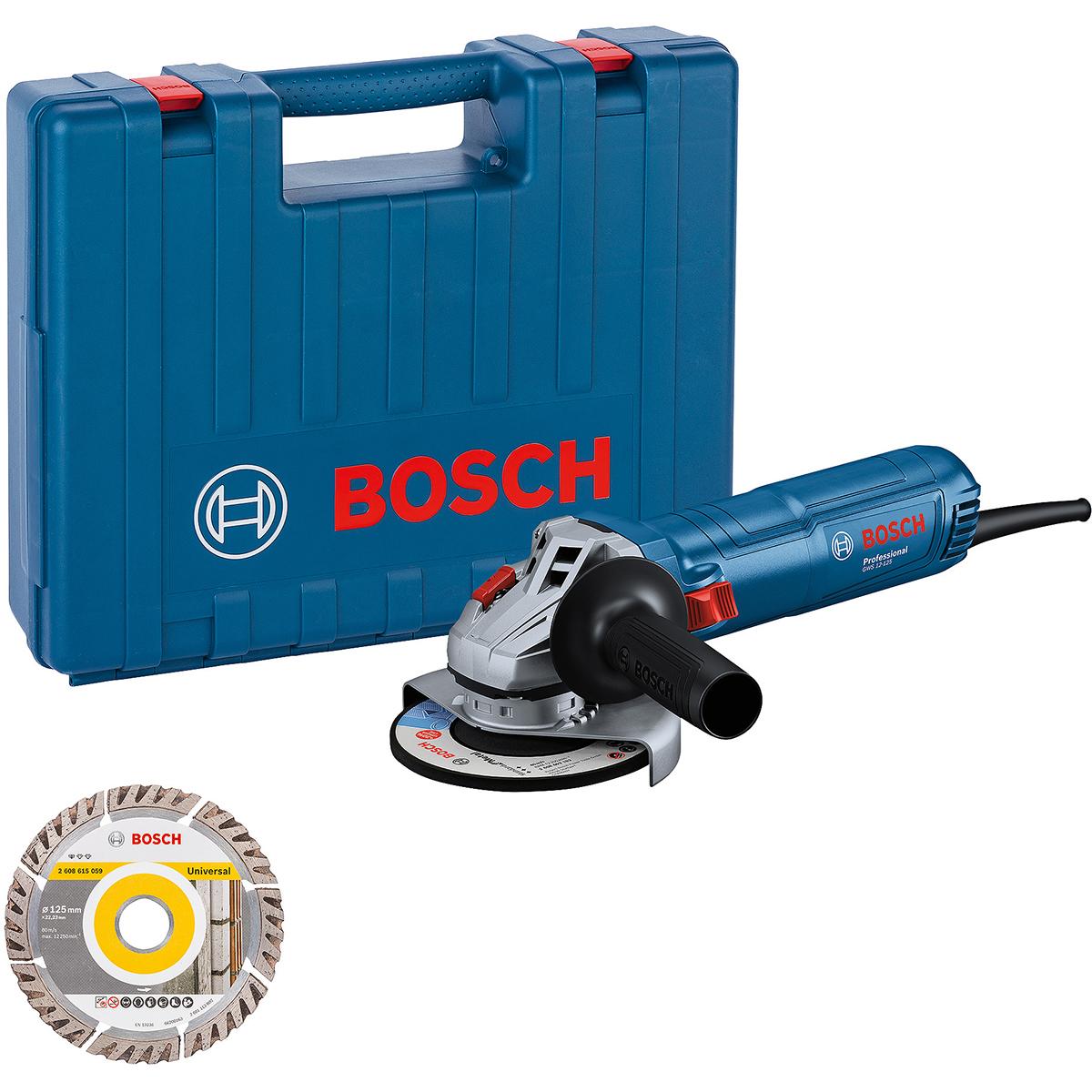 Bosch Winkelschleifer GWS 12-125, Handwerkerkoffer