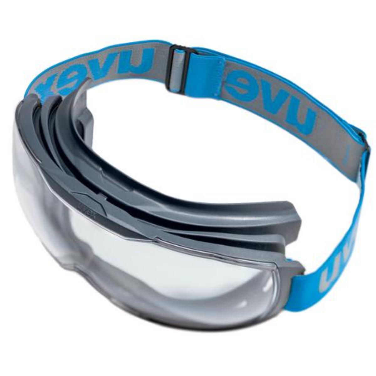 uvex Vollsichtbrille megasonic blau