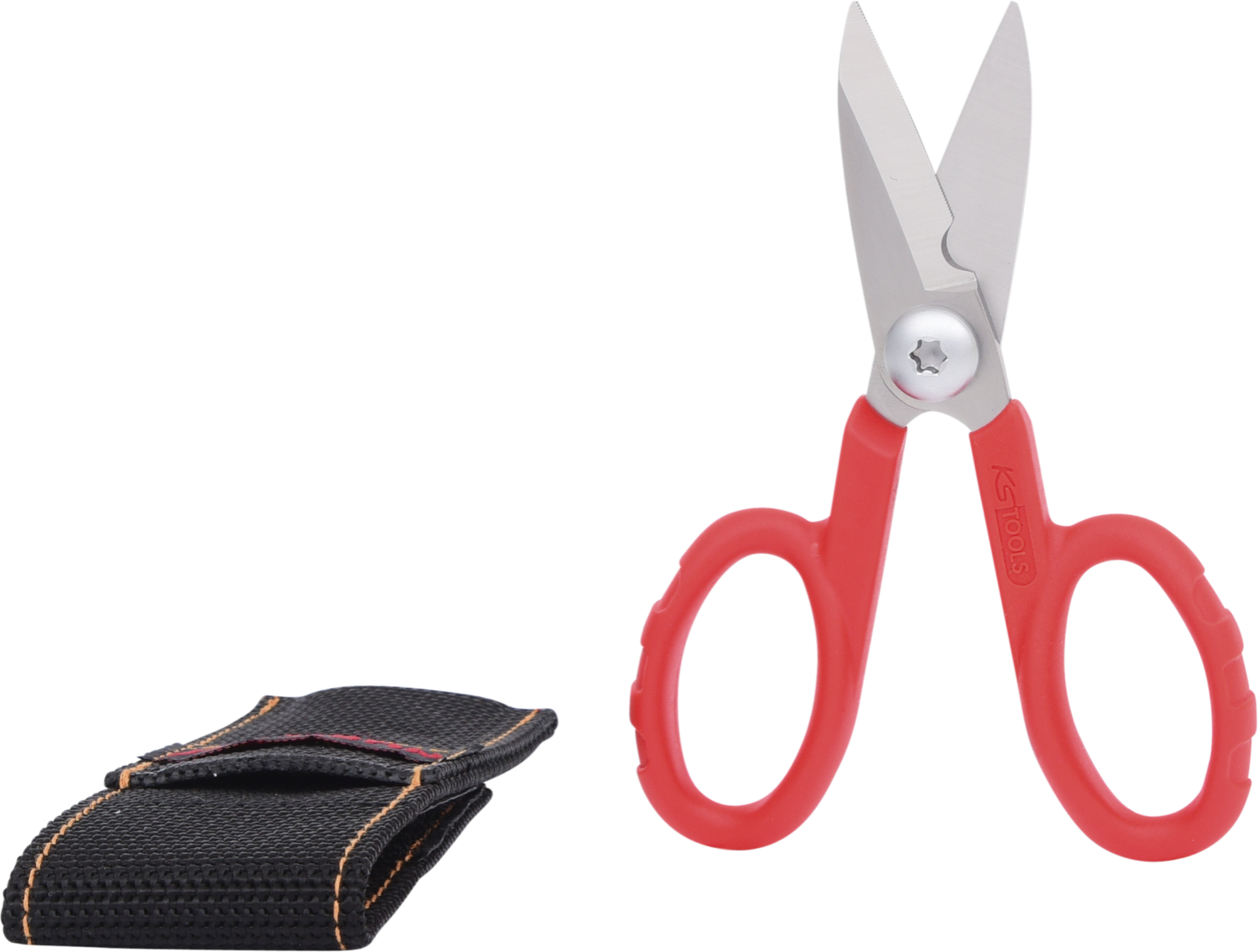 KS Tools Universal-Werkstattschere, 140mm, inklusive Gürteltasche