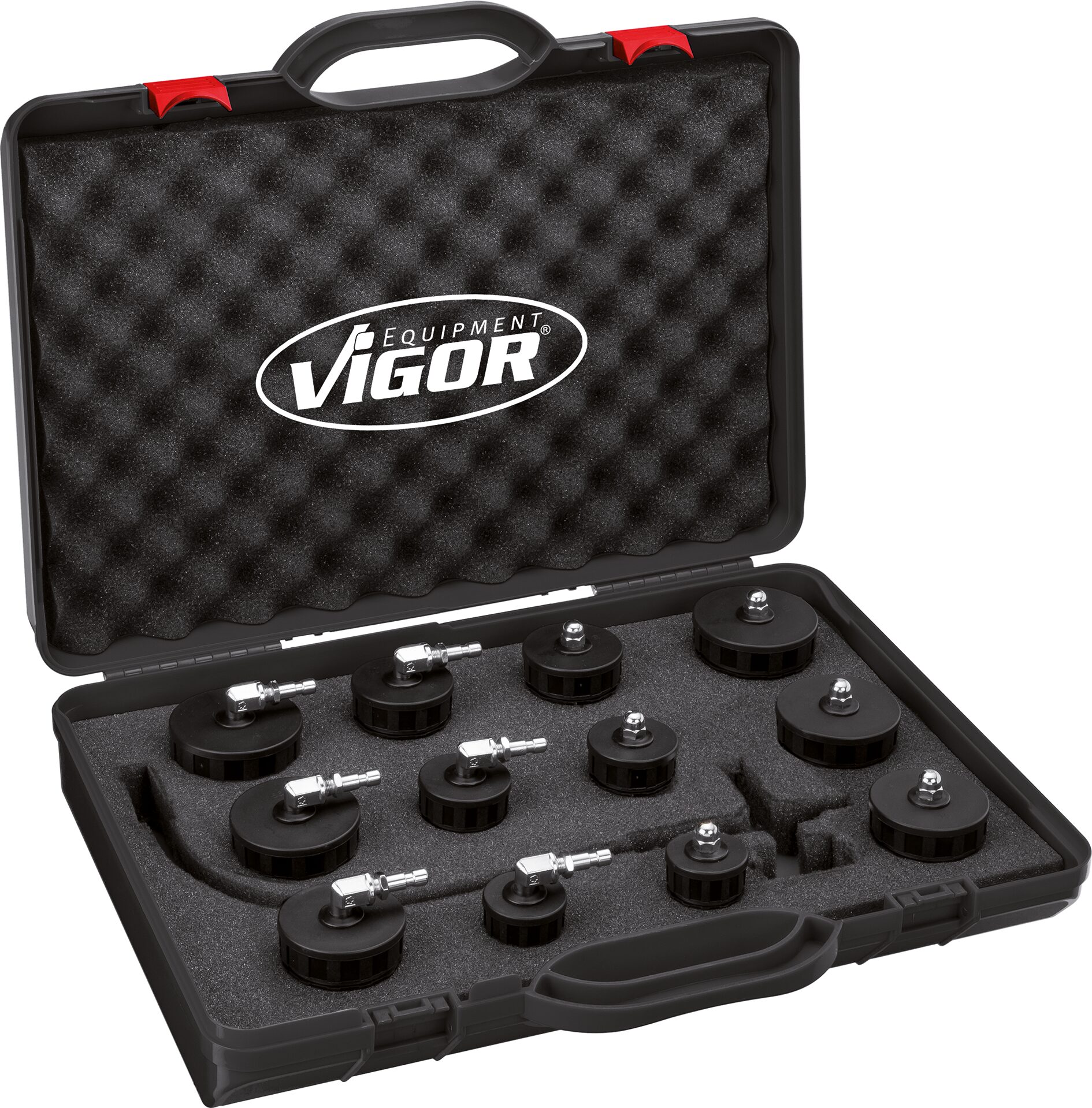 VIGOR Turbosystem-Abdrücker Satz für Klicksysteme, V4192, Anzahl Werkzeuge: 12