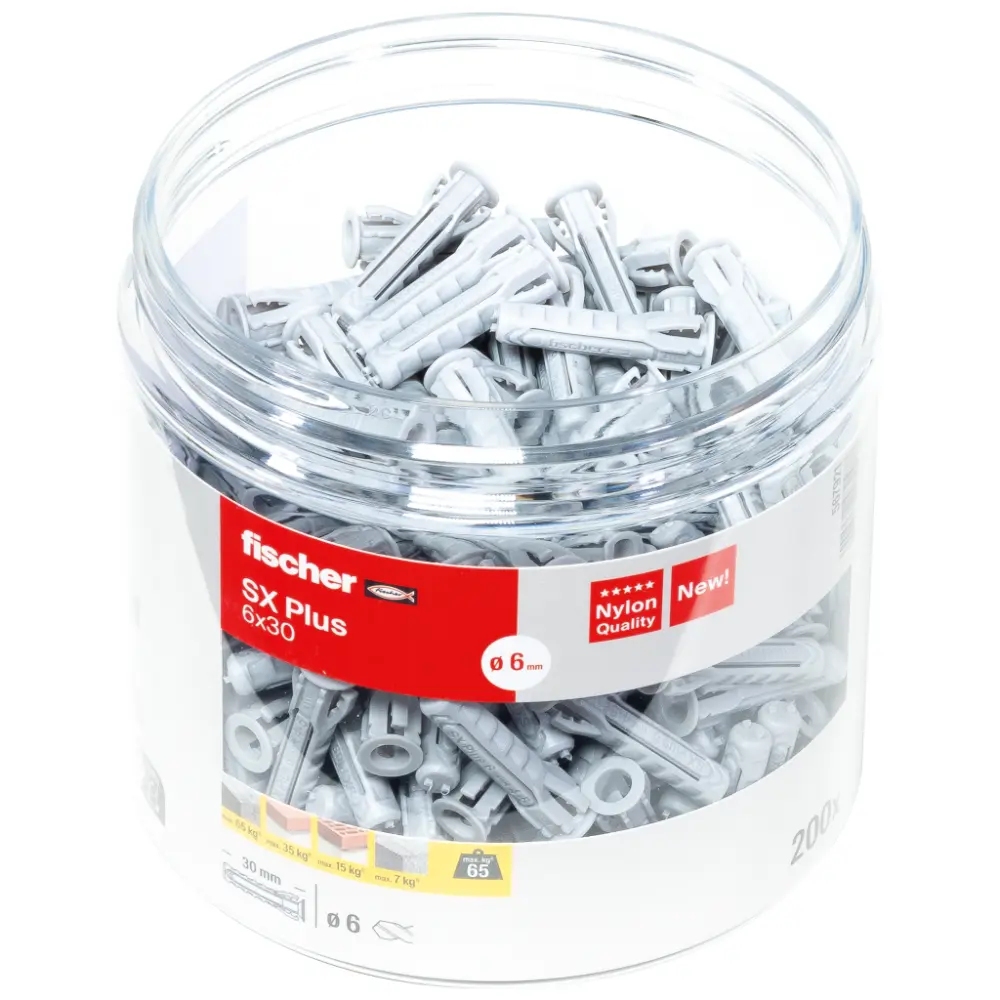 Fischer Spreizdübel SX Plus 6x30 Dose (200)