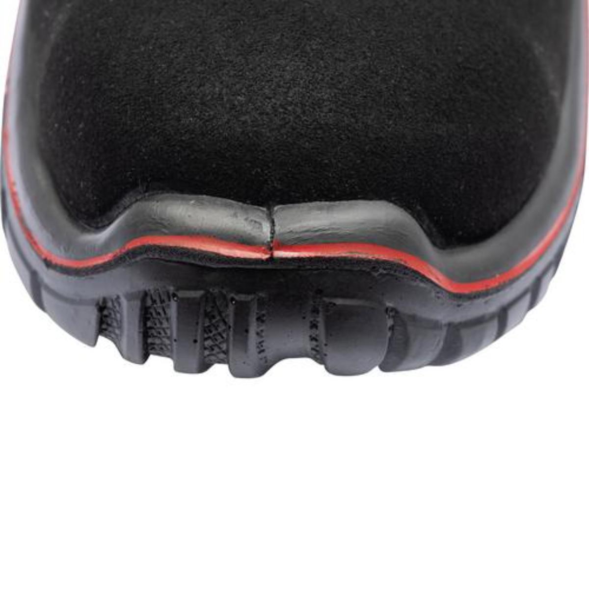 uvex motion style Sicherheitsschuh Halbschuhe S1, schwarz/rot