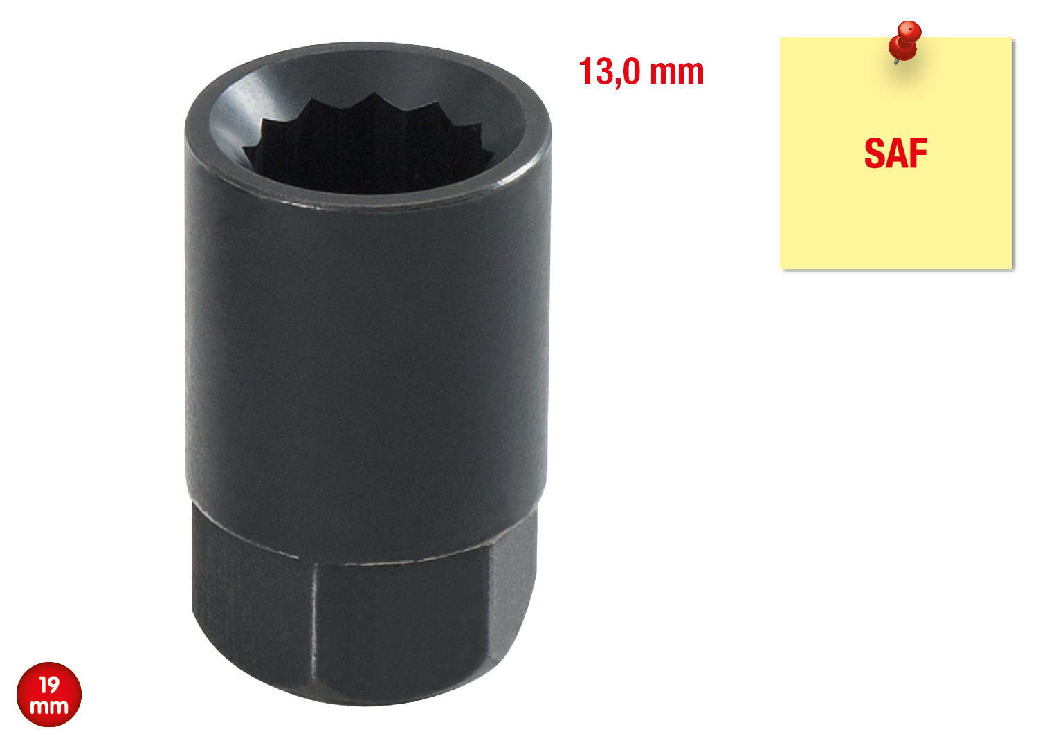 KS Tools SAF 12-kant Bremsscheiben-Stecknuss