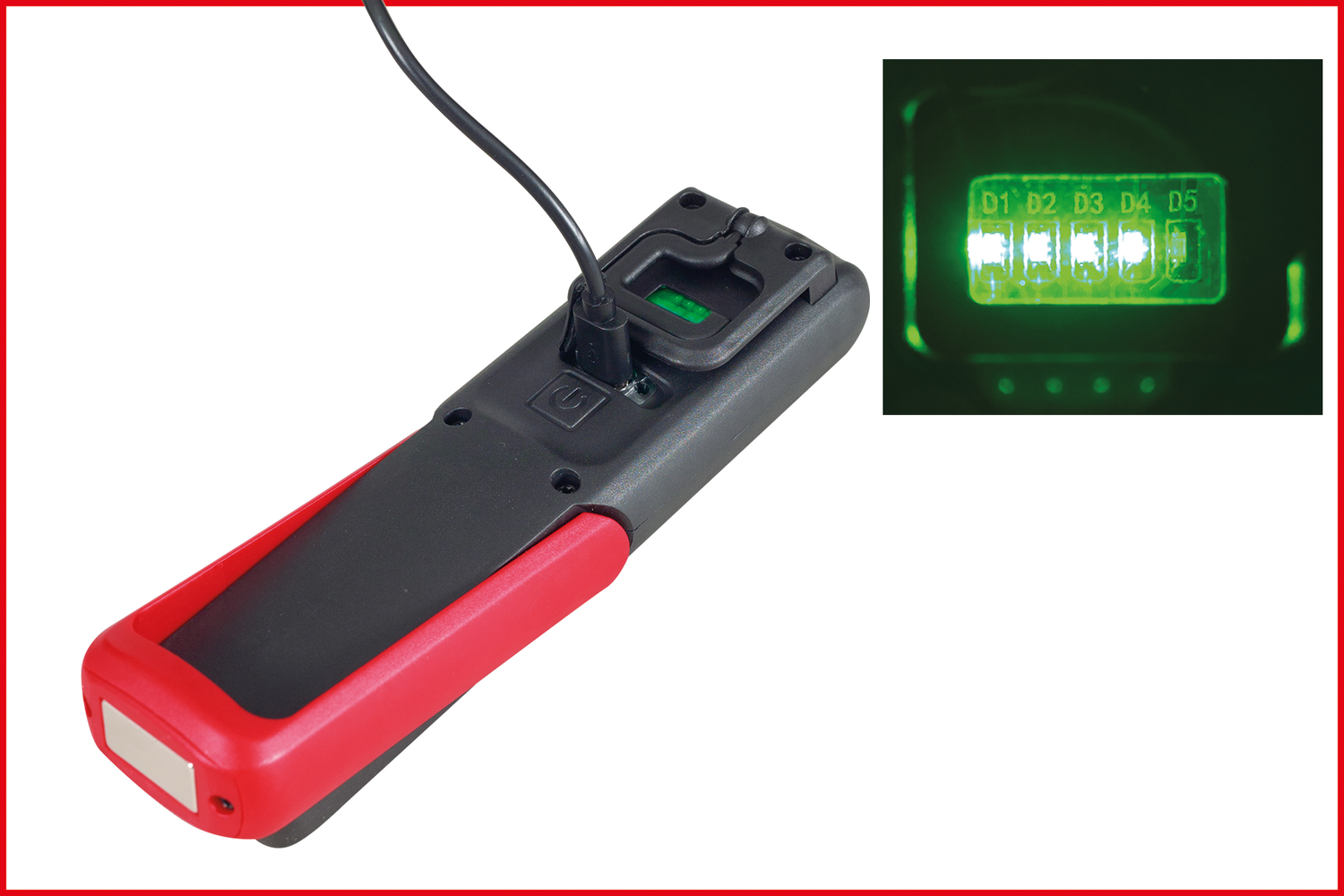 KS Tools Mobile Werkstatt-Handlampe, knickbar, 3 Watt COB LED