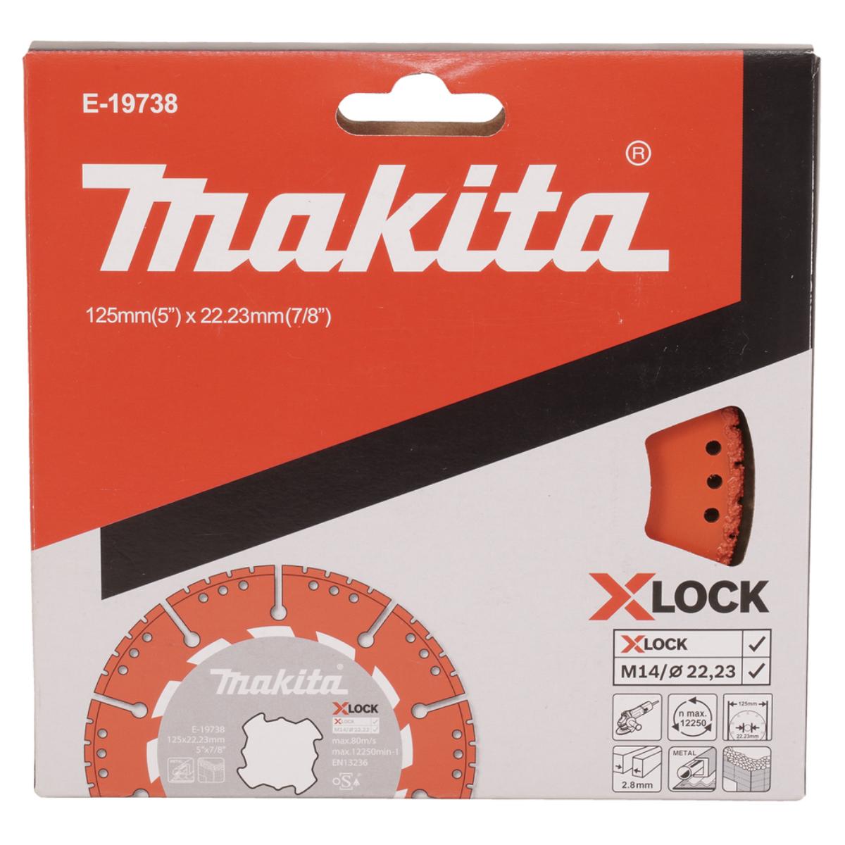 Makita Diamanttrennscheibe X-LOCK Rescue 125mm 125 mm - X-Lock - E-19738