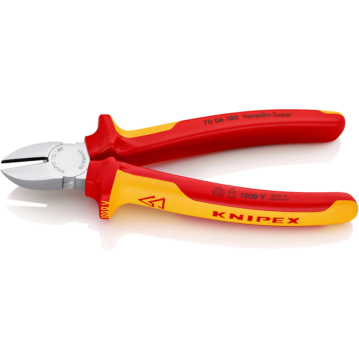 KNIPEX Seitenschneider isoliert, VDE-geprüft